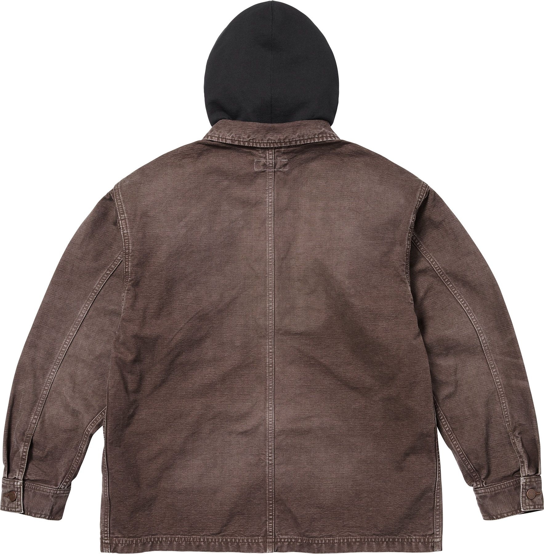 Worn Hooded Chore Coat view 12